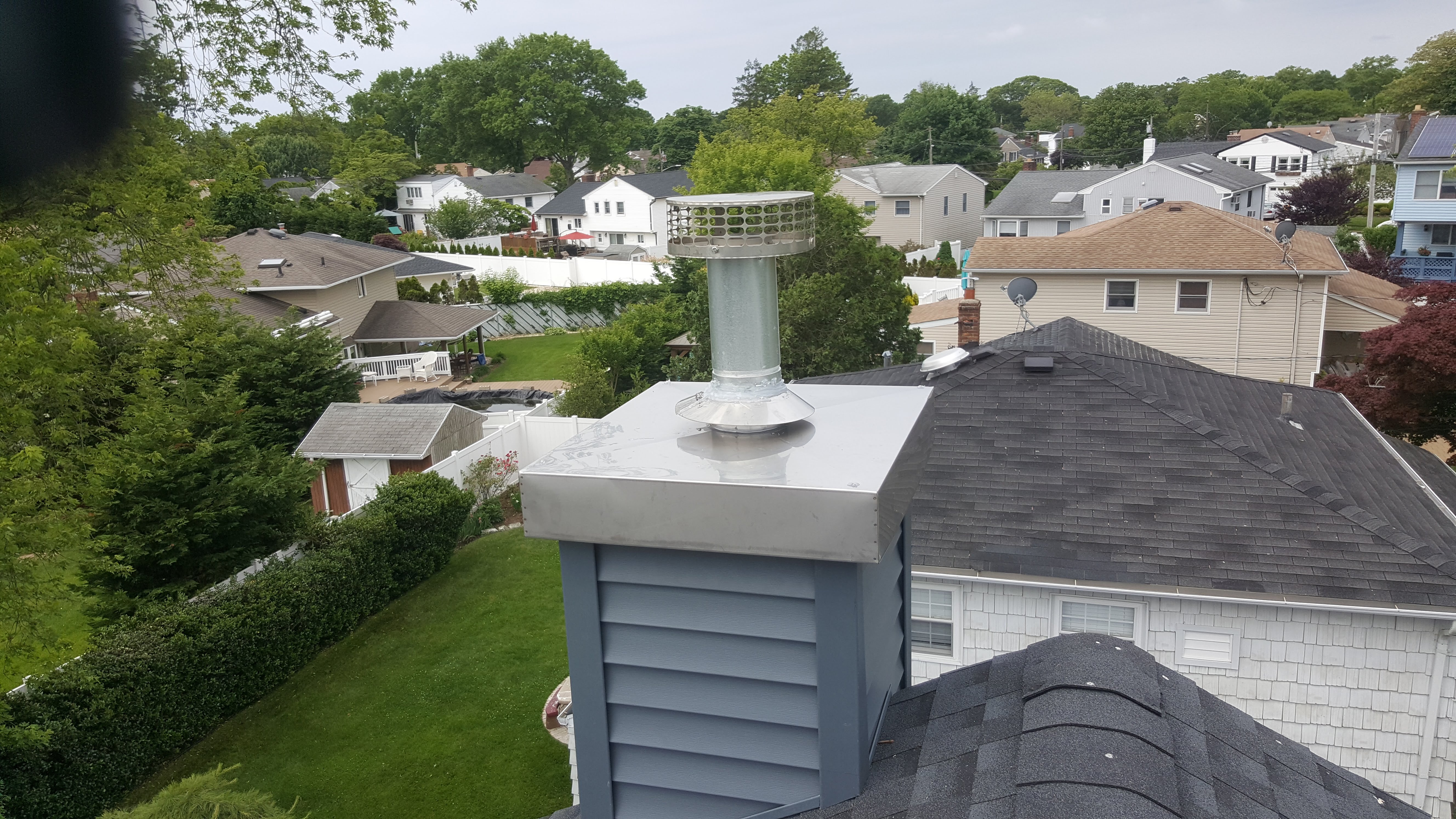 Energy-saving top sealing damper installed in Bayville, New York